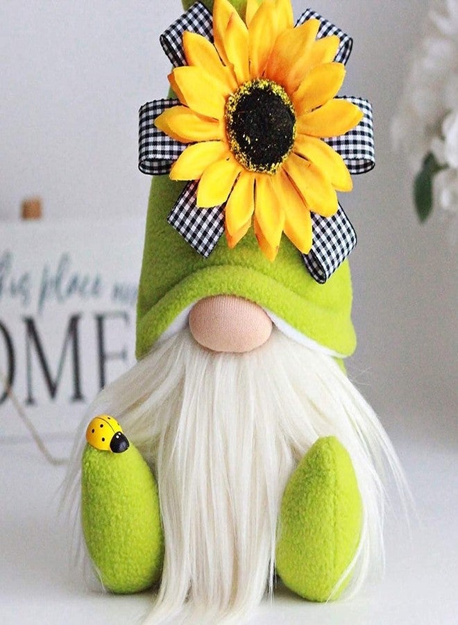 DYFCNP Gnome Plush Decorations for Home, Spring Summer Sunflower Gnome Decor,Faceless Plush Doll,Bee Gnomes Plush Decor,Faceless Doll for Home Office Festival Decor World Bee Day Tray Decor (A) - Image 5